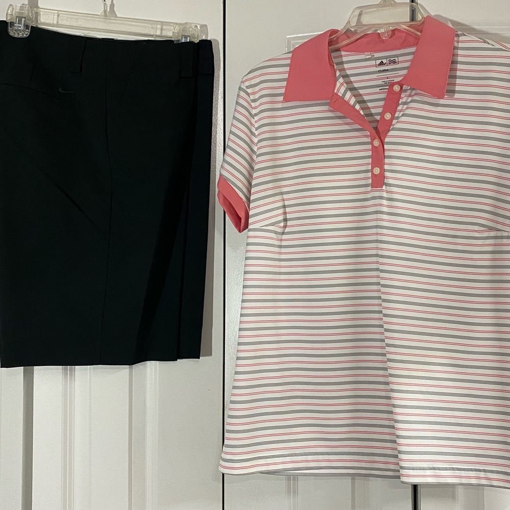 Nike Adidas golf outfit